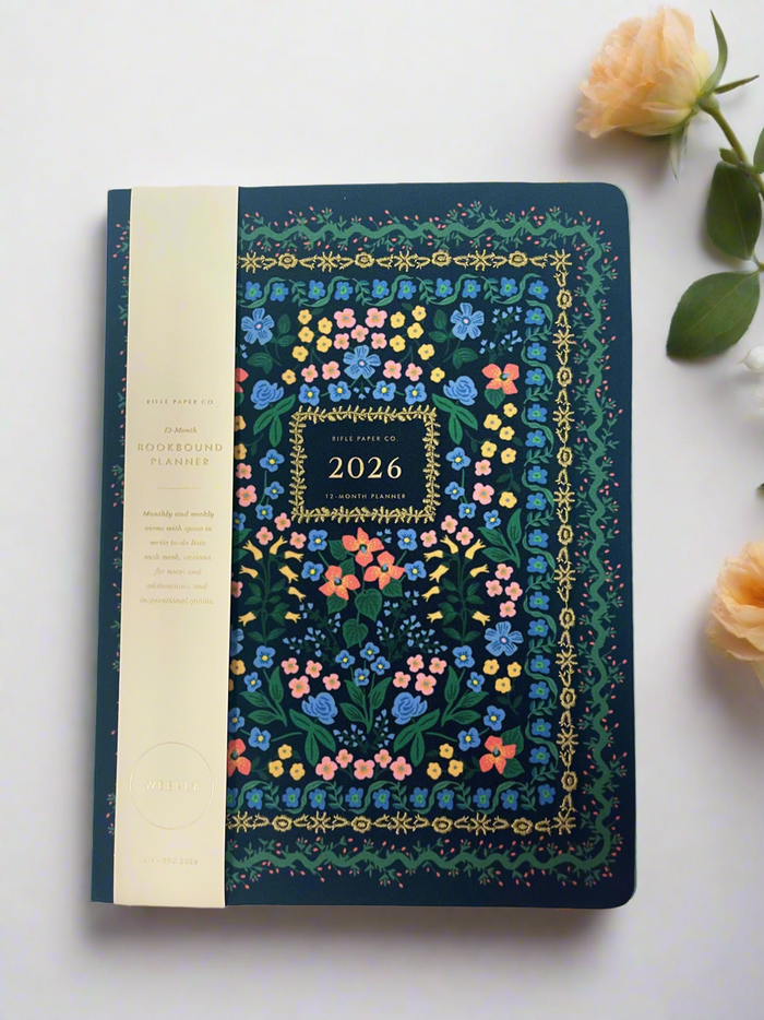 2026 Wildwood 12-Month Embroidered Bookbound Planner