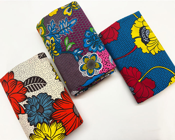 3 Ankara Fabric Bundle-2 Yards Each