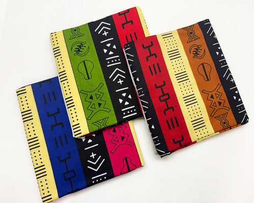 3 Mud Cloth/Bogolan Bundle-2 Yards Each