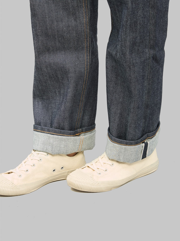 3sixteen RS 100 Relaxed Straight Jeans folded