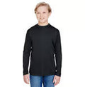 A4 Apparel NB3165 Youth Long Sleeve Cooling Polyester Performance Crew Shirt UPF 44+