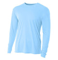 A4 Apparel NB3165 Youth Long Sleeve Cooling Polyester Performance Crew Shirt UPF 44+