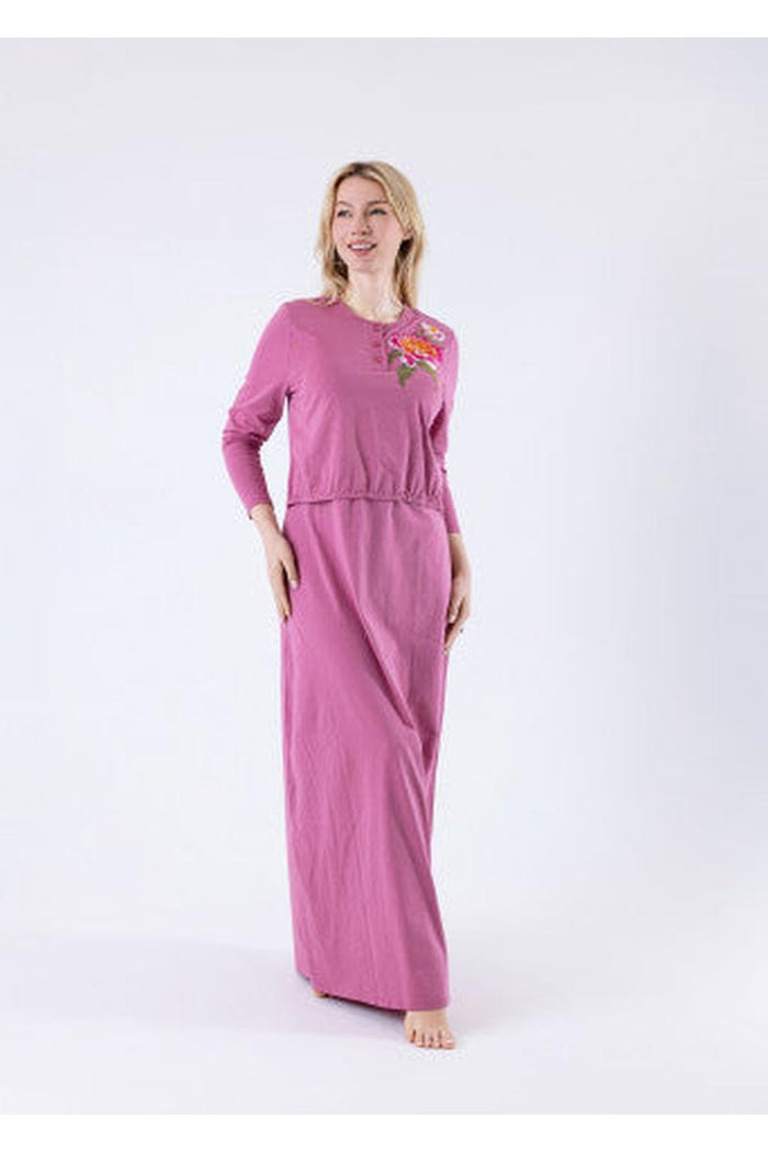 AC Embro Floral Art Nightgown  N5127 SS25