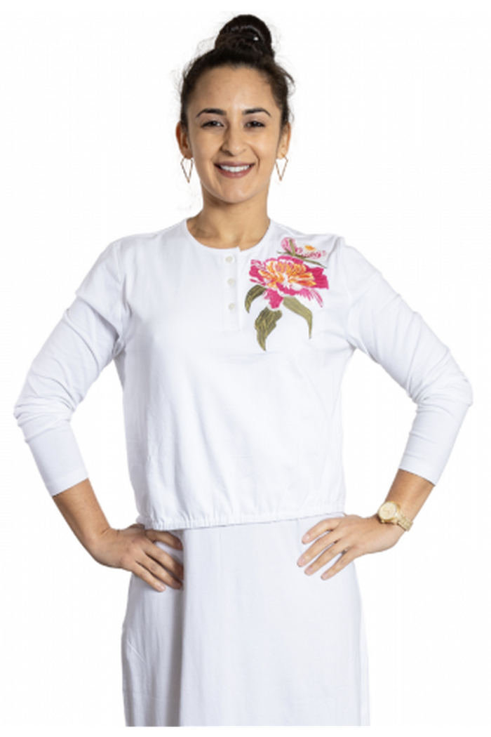 AC Embro Floral Art Nightgown  N5127 SS25