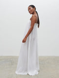 Elle Is 5'3" & Wears Size UK 8|Ada Maxi Dress - White