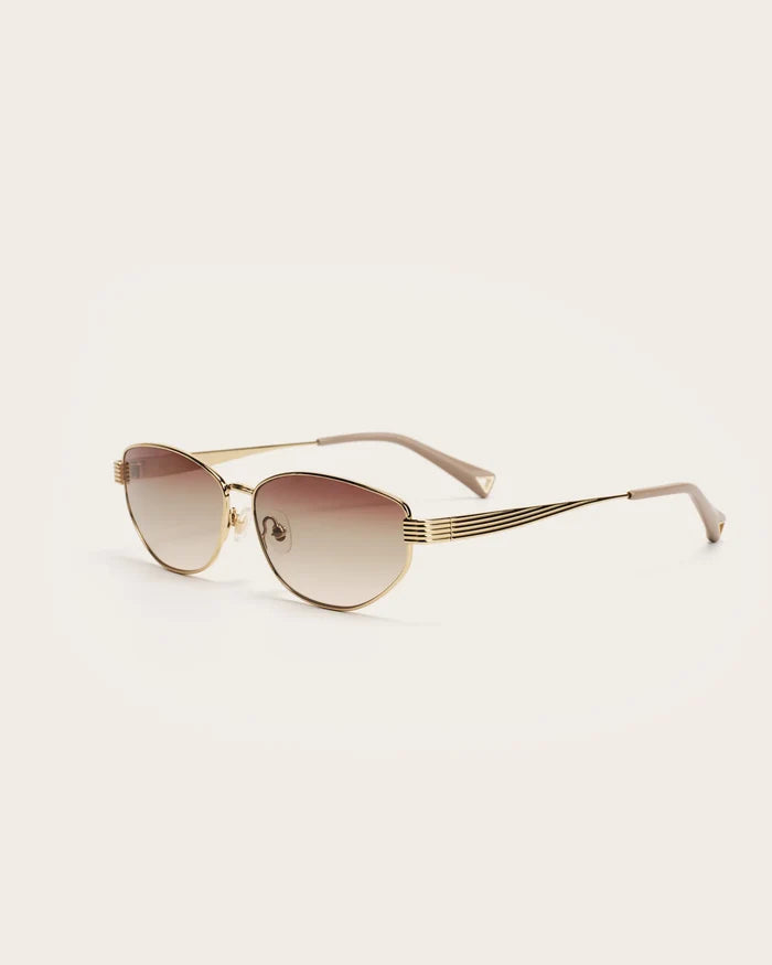 Sunglasses Zeus n Dione Aegina Platinum/Brown Marble O/S Apoella