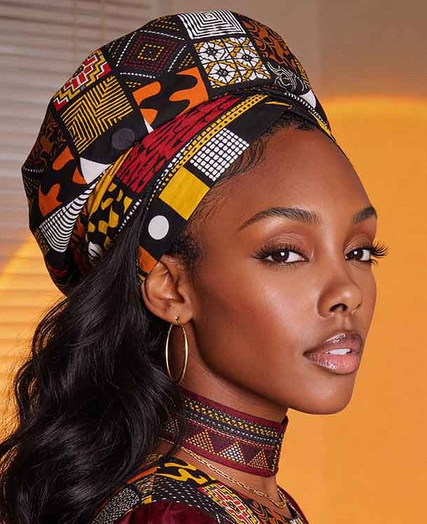 African Headwrap - Patchwork Design