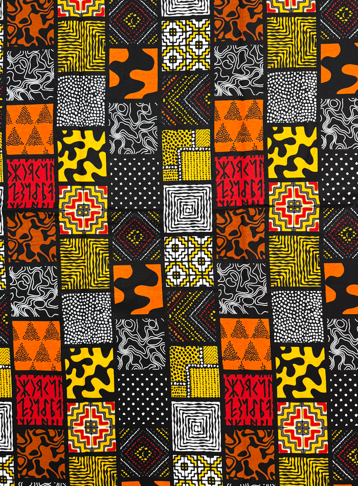 African Headwrap - Patchwork Design