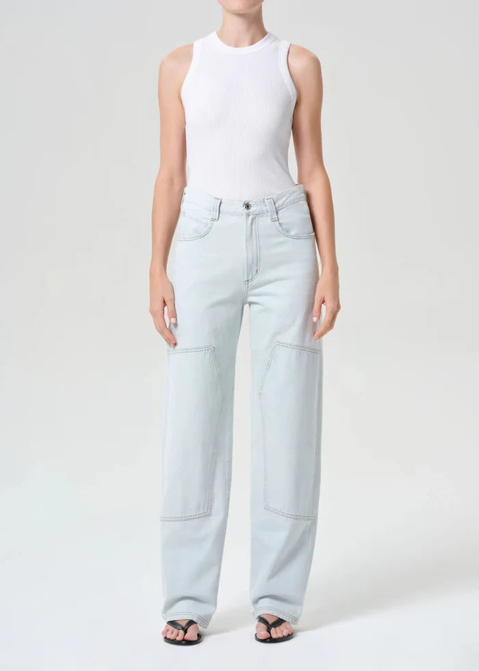 Agolde - Laria Pieced Jean in Process - Kalifornia Jean Bar