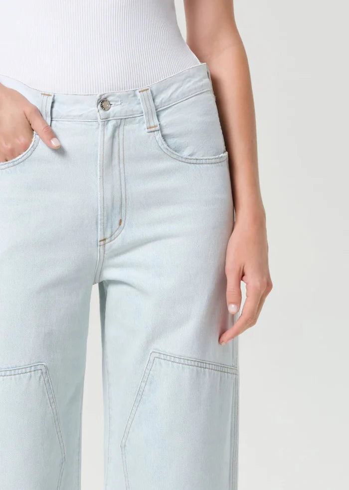 Agolde - Laria Pieced Jean in Process - Kalifornia Jean Bar