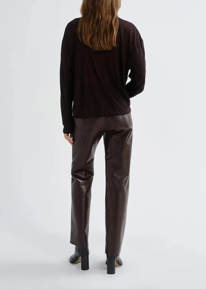 Agolde - Sasha Tee in Ristretto - Kalifornia Jean Bar