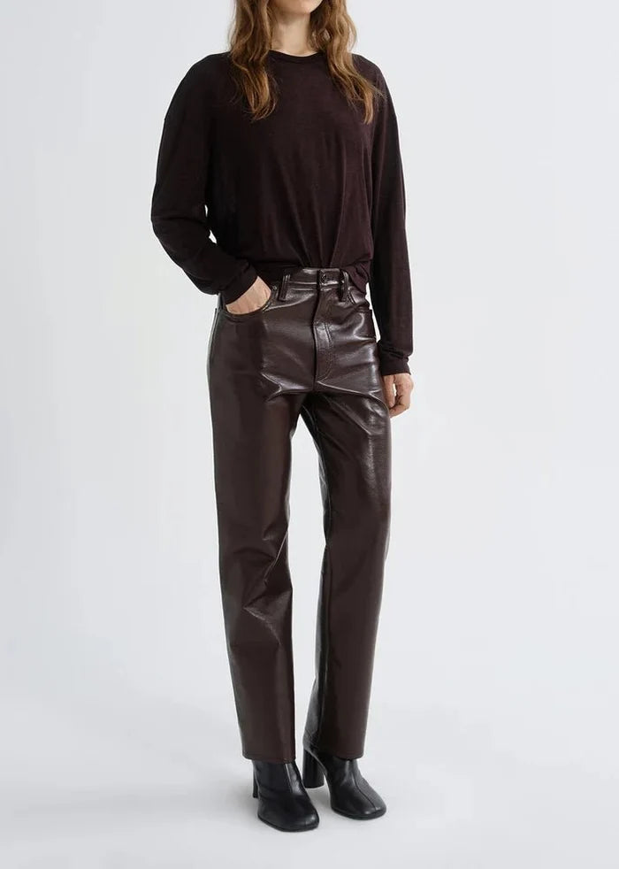 Agolde - Sasha Tee in Ristretto - Kalifornia Jean Bar