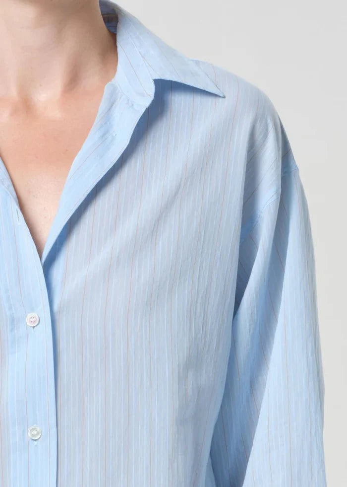 Agolde - Sona Shirt Fontana Stripe - Kalifornia Jean Bar