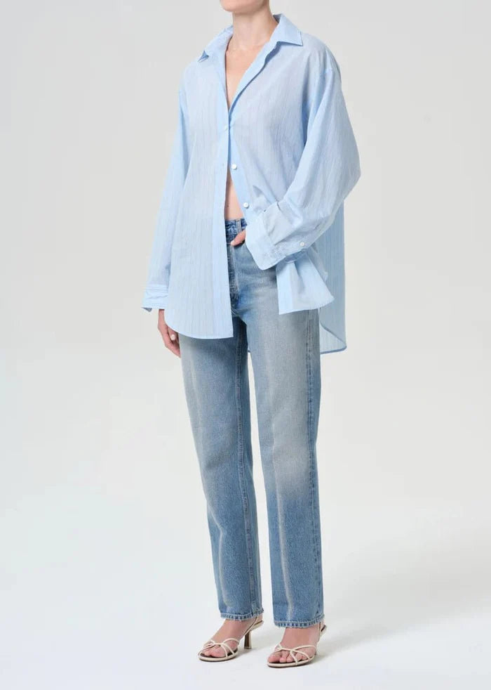 Agolde - Sona Shirt Fontana Stripe - Kalifornia Jean Bar