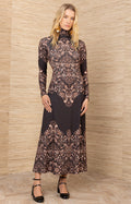Ainhoa Jersey Dress, color-Black