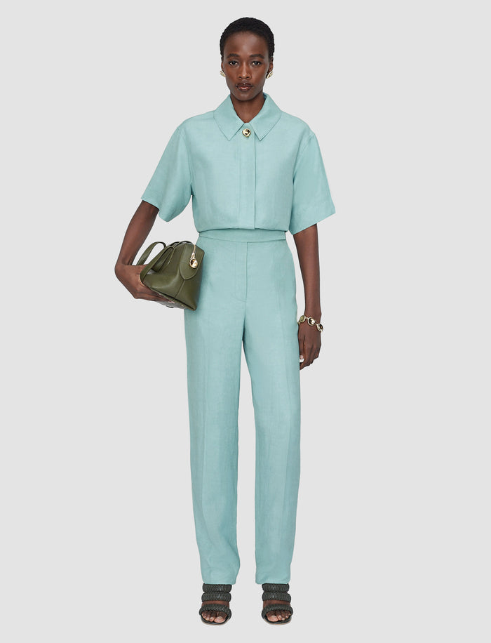 Aix Light Linen Blend Trousers