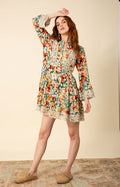 Alaya Embroidered Dresss, color_green
