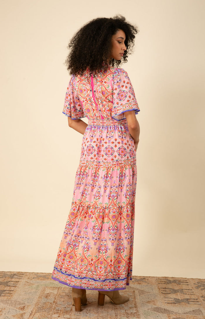 Alexis Voile Maxi Dress, color_pink