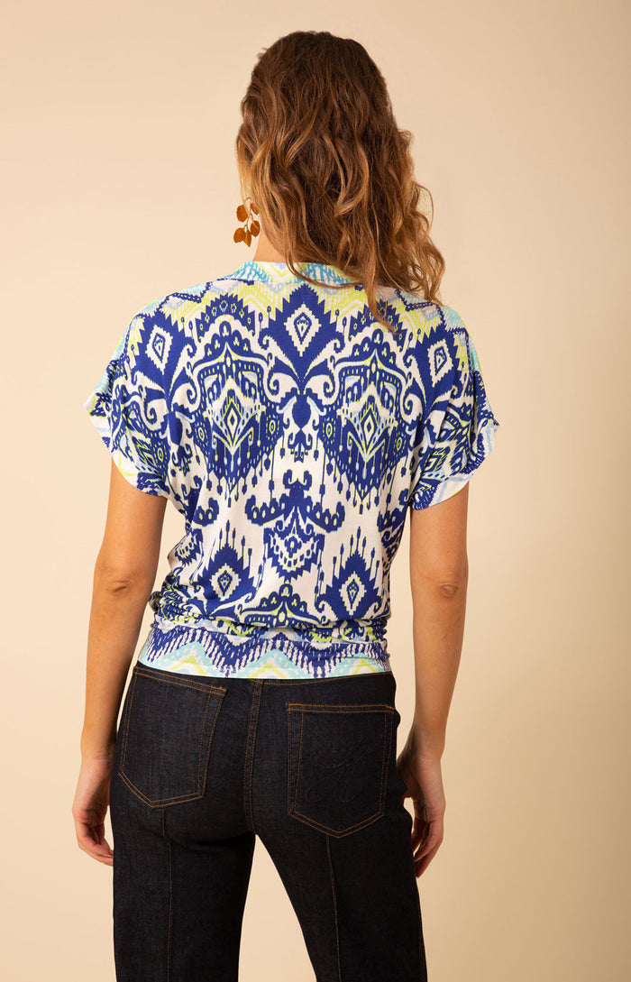 Alyssa Jersey Top, color_navy
