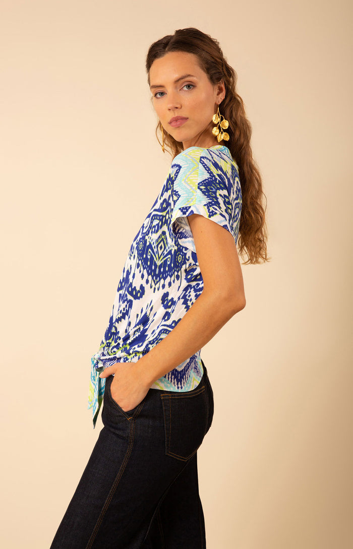 Alyssa Jersey Top, color_navy