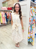 Amber Crotchet Midi Dress