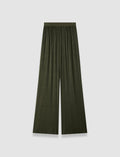 Amber Pleated Satin Trousers