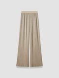 Amber Pleated Satin Trousers