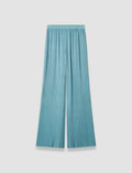Amber Pleated Satin Trousers