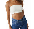 Free People Amelia Bandeau Ivory