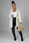 Amelia Lux Coat Ivory (Curve) image 0