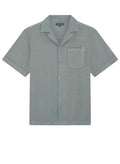 Shirts Frescobol Carioca Angelo Linen Short Sleeve Shirt Coastal Blue Apoella