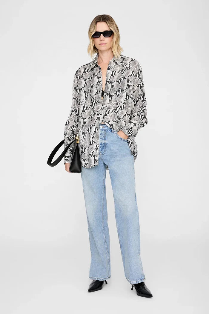 Anine Bing - Bridget Shirt Python - Kalifornia Jean Bar