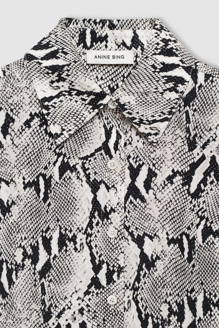 Anine Bing - Bridget Shirt Python - Kalifornia Jean Bar