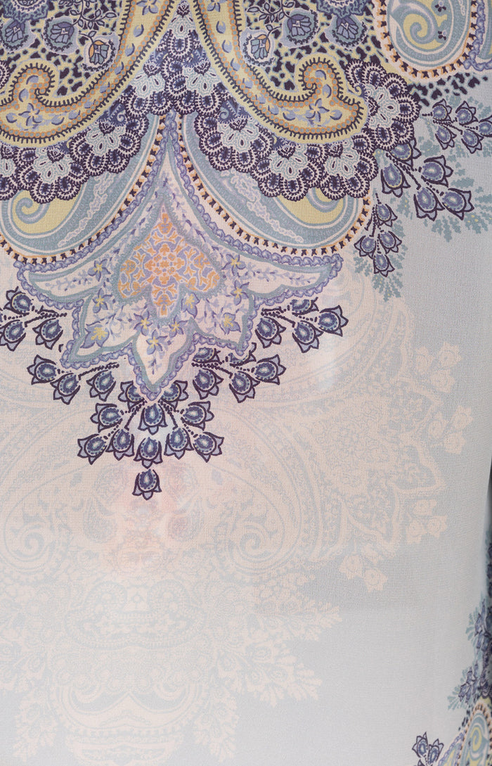 Aniya Silk Top, color-Blue