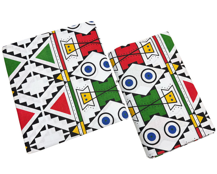 Ankara Fabric- Angola Print- Lime-Green
