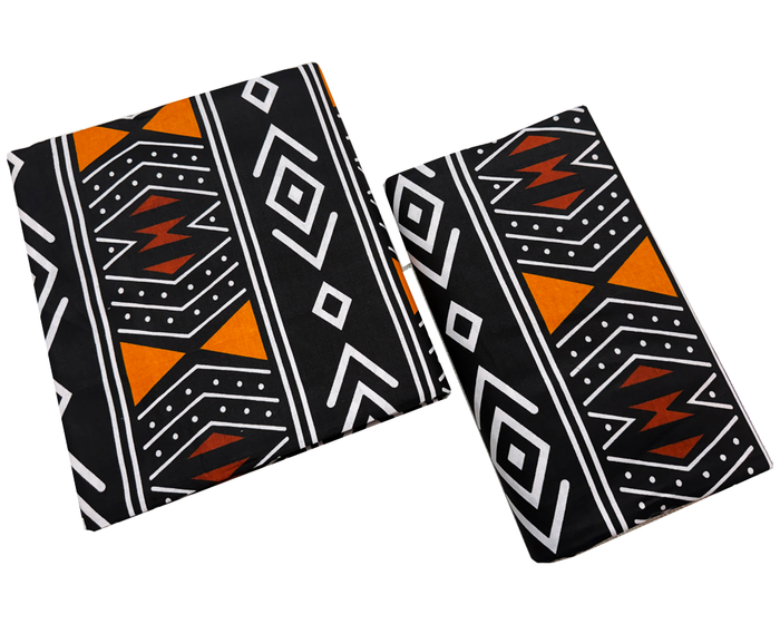 Ankara Wrapper Wax Print- Black