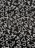 Ankara Wrapper Wax Print-Black and White