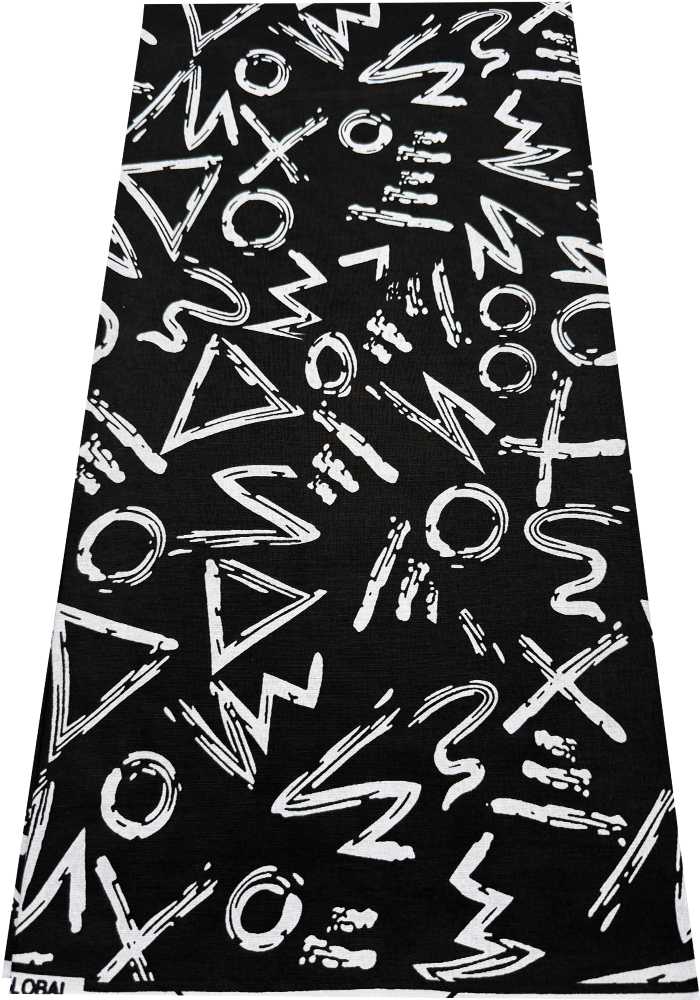 Ankara Wrapper Wax Print-Black and White