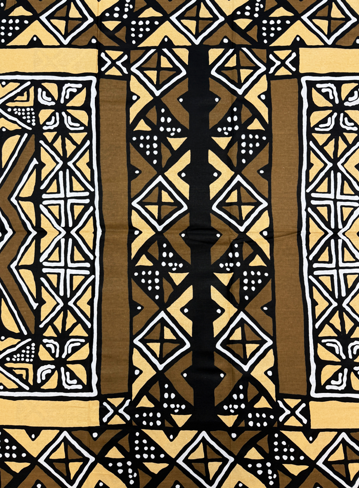 Ankara Wrapper Wax Print-Brown