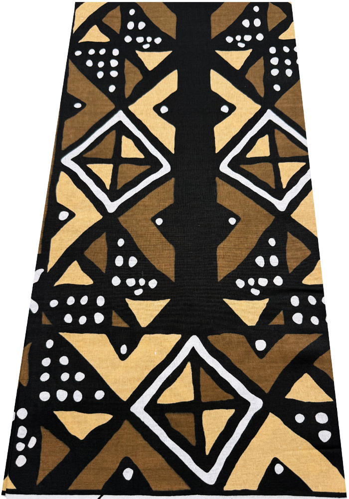 Ankara Wrapper Wax Print-Brown
