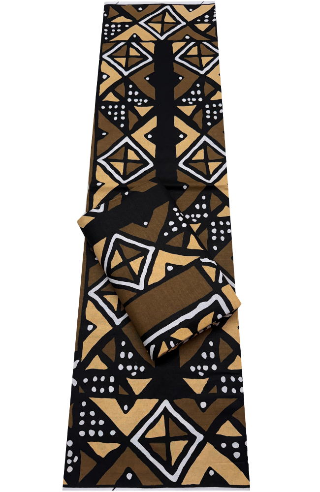 Ankara Wrapper Wax Print-Brown