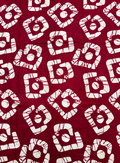Ankara Wrapper Wax Print-Red and White