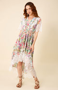 Annabelle Chiffon High Low Dress, color_ivory
