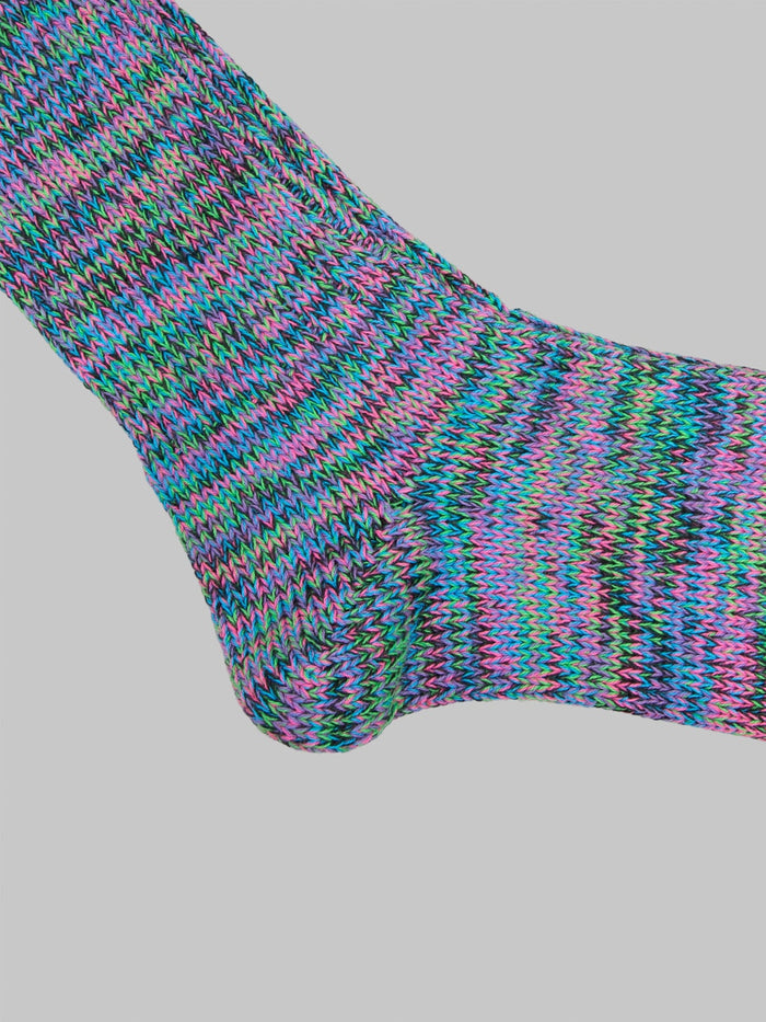 Anonymous Ism 5 Colour Mix Crew Socks Multicolour - Redcast Heritage Co.