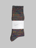 Anonymous Ism 5 Colour Mix Crew Socks Wine front
