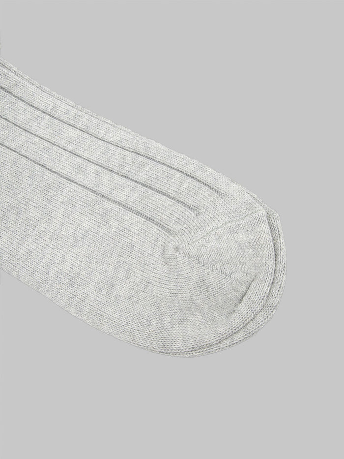 Anonymous Ism Bold Rib Crew Medium Grey toe