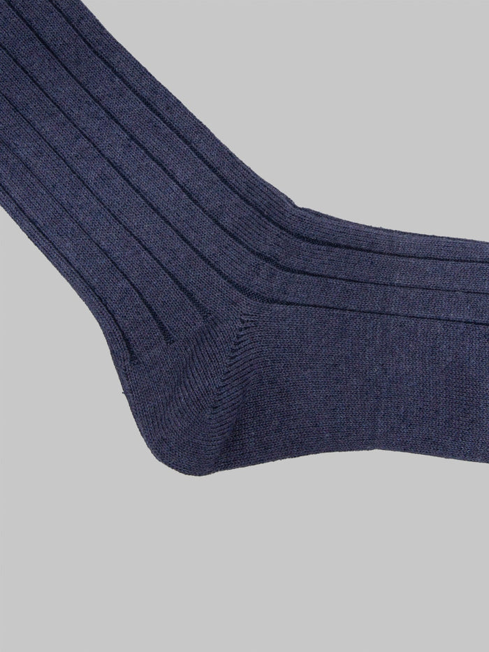 Anonymous Ism Bold Rib Crew Navy heel