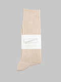 Anonymous Ism Brilliant Crew Socks Beige front