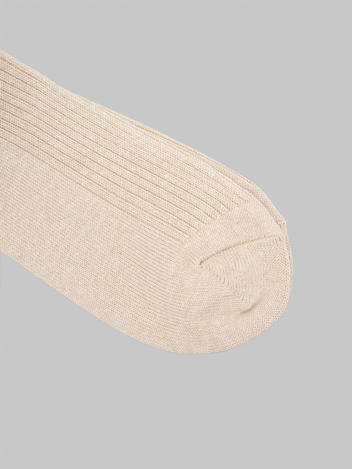 Anonymous Ism Brilliant Crew Socks Beige toe