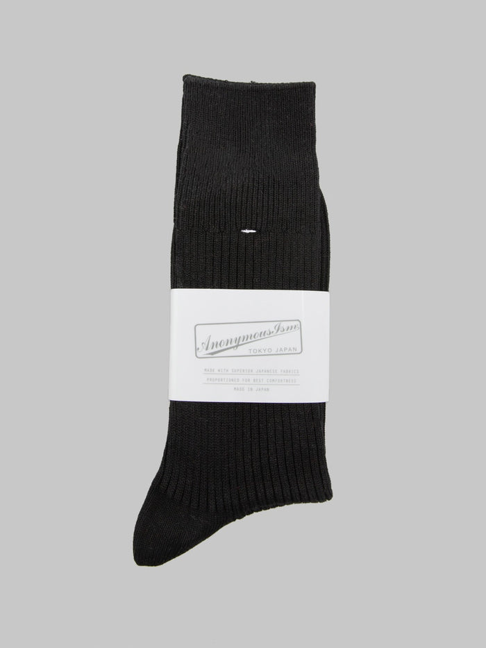 Anonymous Ism Brilliant Crew Socks Black front